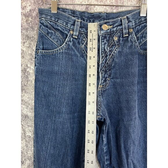 Vintage Roughrider Jeans Womens Size 7/8 Circle-T Bareback Western L32” Rodeo - Picture 4 of 11